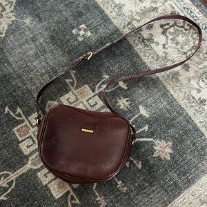 Vintage Albert Nipon Burgundy crossbody